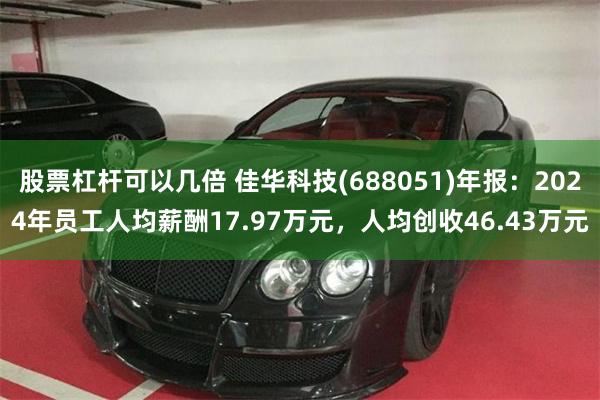 股票杠杆可以几倍 佳华科技(688051)年报：2024年员工人均薪酬17.97万元，人均创收46.43万元