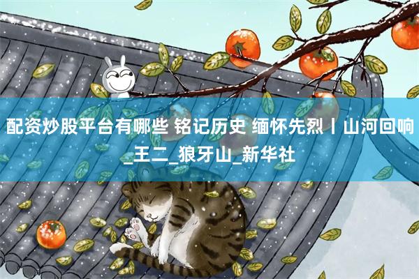 配资炒股平台有哪些 铭记历史 缅怀先烈丨山河回响_王二_狼牙山_新华社