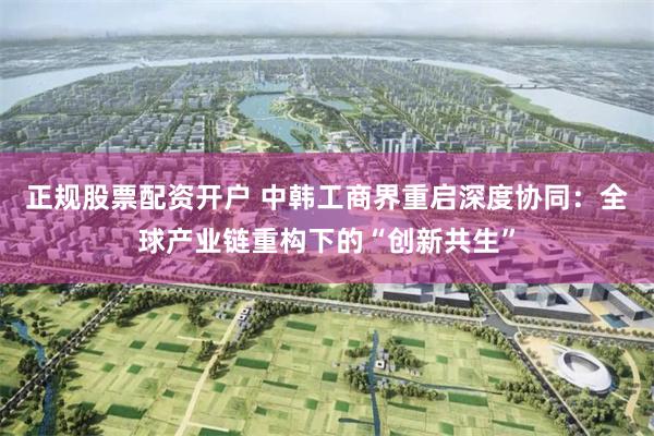 正规股票配资开户 中韩工商界重启深度协同：全球产业链重构下的“创新共生”