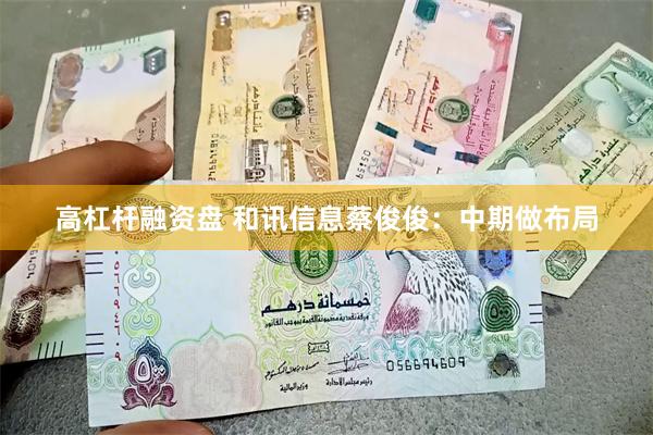 高杠杆融资盘 和讯信息蔡俊俊：中期做布局