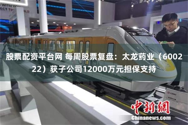 股票配资平台网 每周股票复盘：太龙药业（600222）获子公司12000万元担保支持