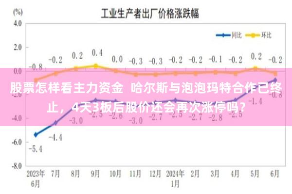 股票怎样看主力资金  哈尔斯与泡泡玛特合作已终止，4天3板后股价还会再次涨停吗？