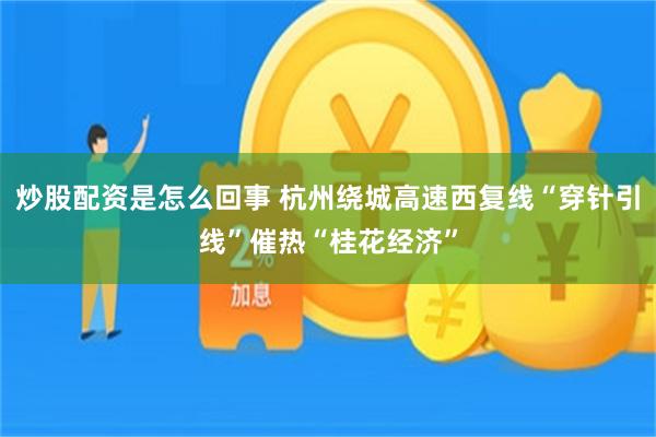 炒股配资是怎么回事 杭州绕城高速西复线“穿针引线”催热“桂花经济”