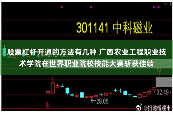 股票杠杆开通的方法有几种 广西农业工程职业技术学院在世界职业院校技能大赛斩获佳绩