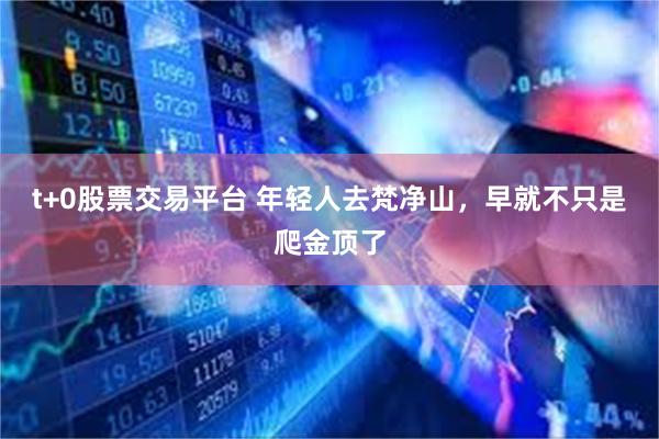 t+0股票交易平台 年轻人去梵净山,早就不只是爬金顶了